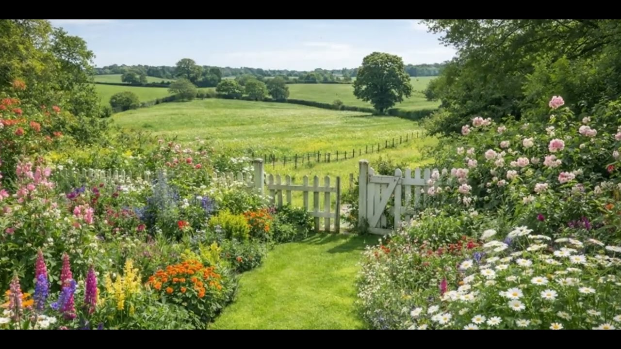 Peaceful Spring Garden 🌿 Birds Singing & Nature Ambience for Relaxation