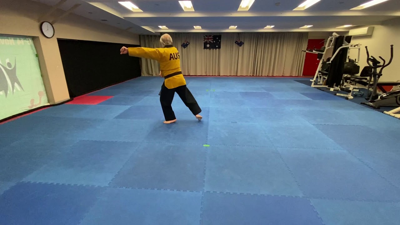 Poomsae A League Individual Master 3 Amigos AUS Russell Wood Chongkwon