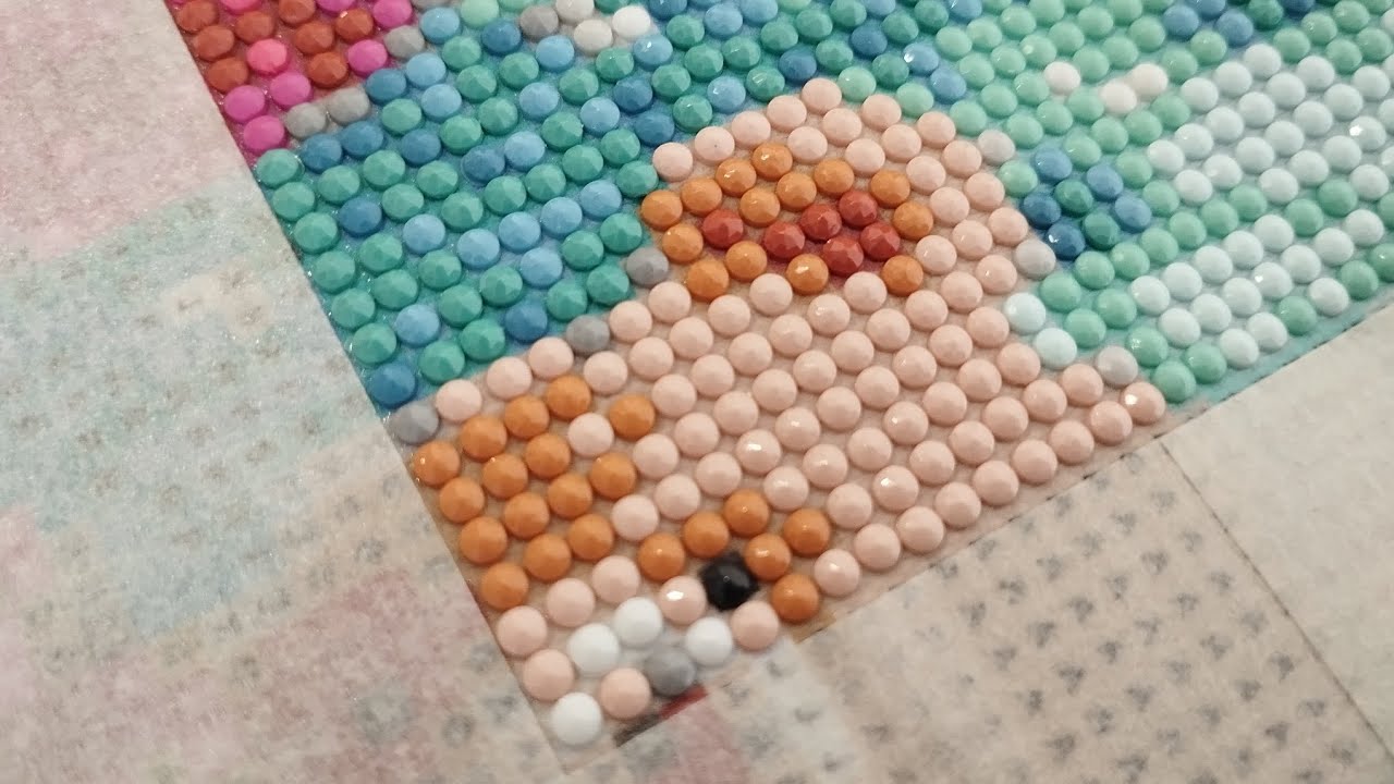 Diamond Art ASMR - Creating the Masterpiece - All process - Весь процес - Алмазная мозаика