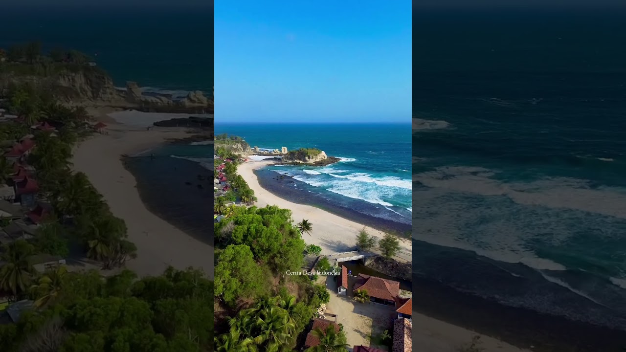 PESONA PANTAI KLAYAR PACITAN !! Pemandangan Alam Pantai Klayar, Pacitan, Jawa Timur