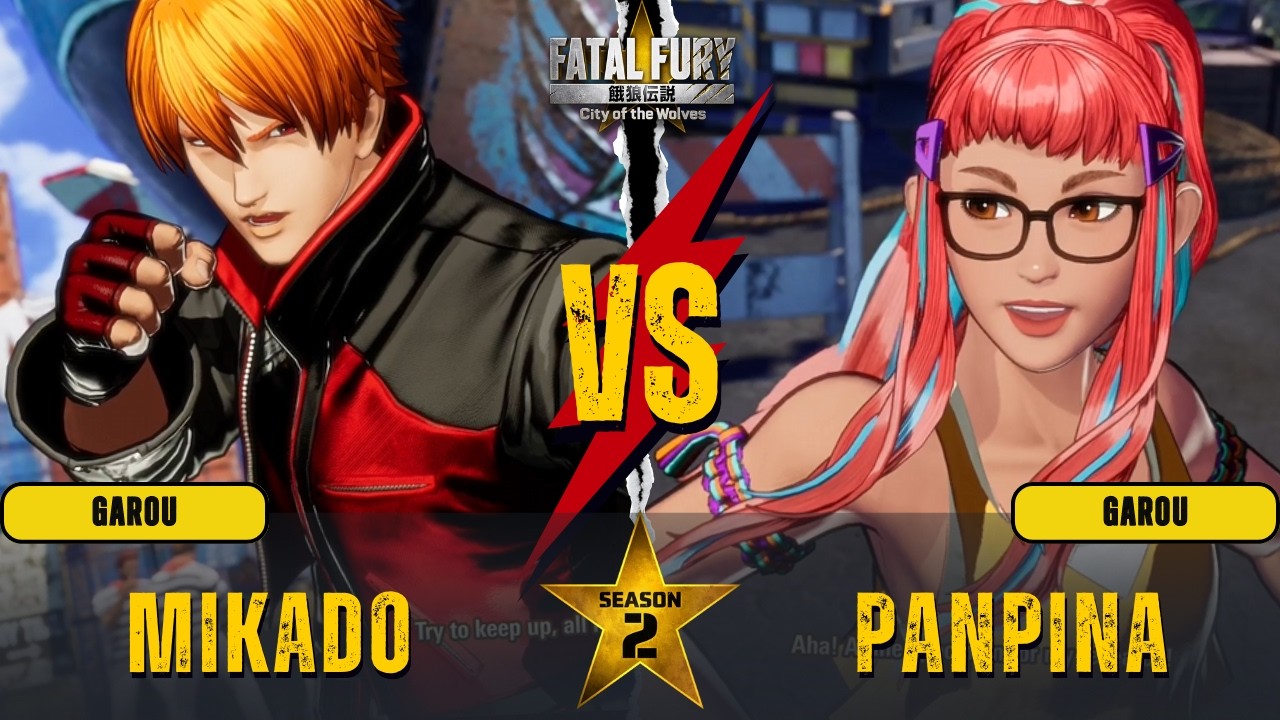 FF:CotW 🌟 MIKADO (Rock) vs PANPINA (Preecha)🌟Replay Match - FATAL FURY: City of the Wolves!