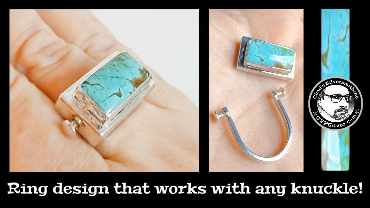 Ring for Enlarged Knuckles:  Silver Project