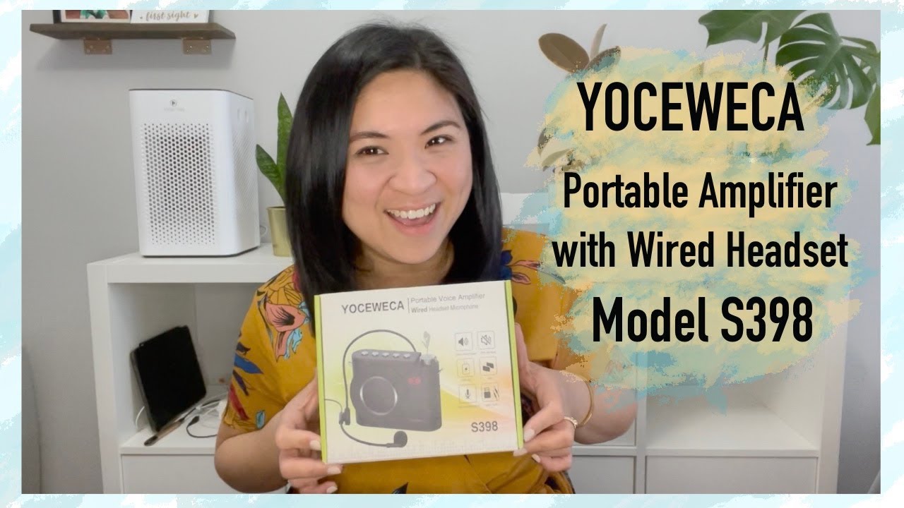 YOCEWECA Voice Amplifier with Wired Headset Microphone Model S398 l Unboxing & Product Review
