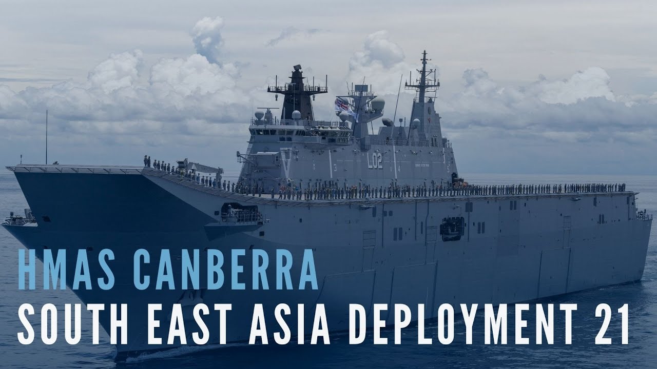 HMAS Canberra back home after South East Asia deployment