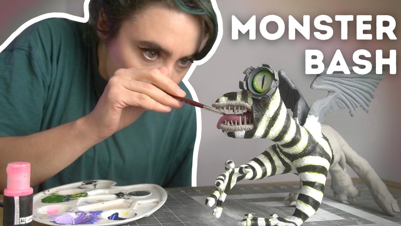My Creepiest KITBASH 😱 Beetlejuice Inspired Sculpture