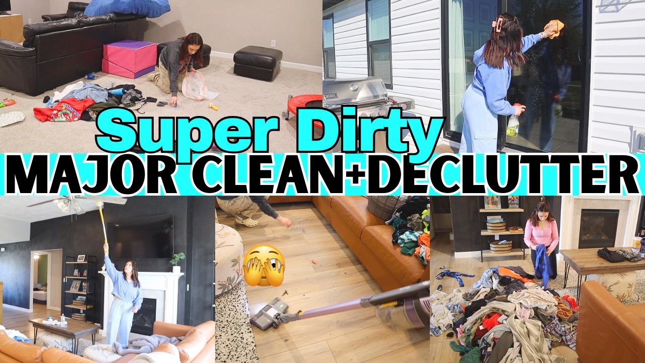 *ОЧЕНЬ ГРЯЗНО* УБОРКА ВМЕСТЕ / РАЗБОР ВЕЩЕЙ И ОРГАНИЗАЦИЯ / МОТИВАЦИЯ ДЛЯ ДОМОХОЗЯЙКИ / БЕЗУМНАЯ ...