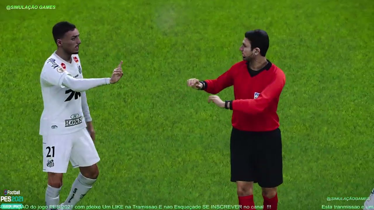 🔴GUARANI x SANTOS AO VIVO / SIMULAÇÃO GAMEPLAY 