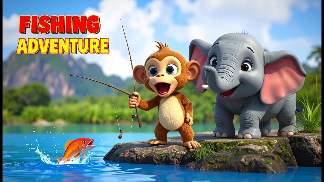 झील पर मछली पकड़ने का दिन 🎣 | Fishing Adventure | Hindi Kids Cartoon | Toon Family