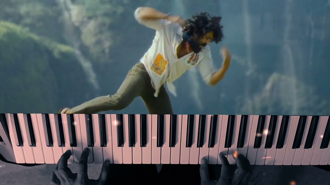 Chikri song piano cover #ramcharan 