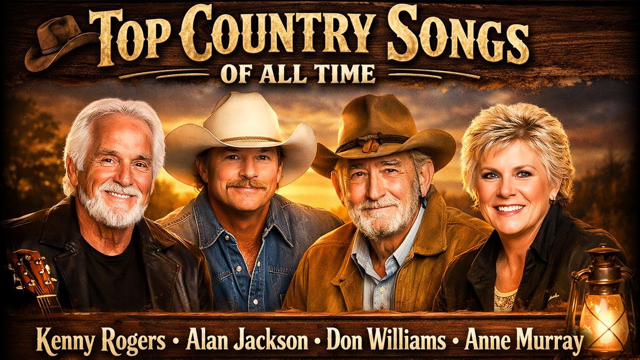 Top Country Songs of All Time | Kenny Rogers, Alan Jackson, Don Williams, Anne Murray