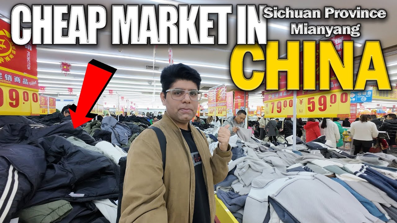 Cheap market in China|Walmart visit in china|Sichuan Mianyang|四川绵阳| Fareed Unfiltered