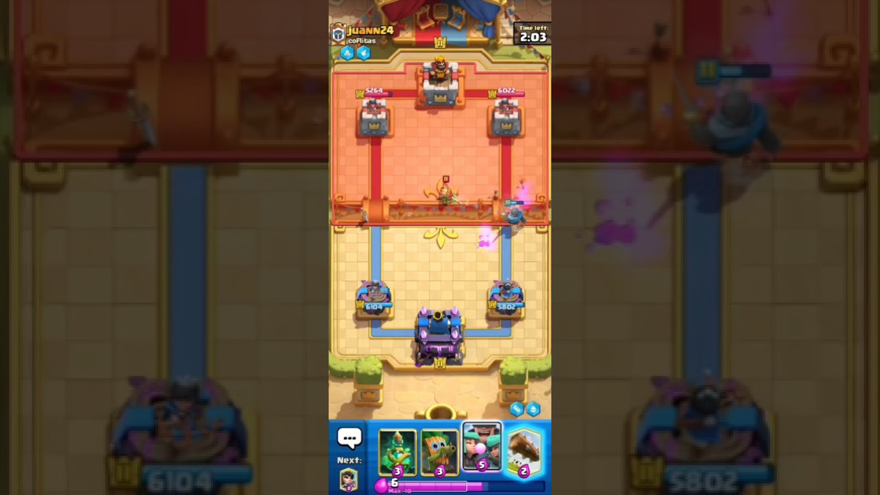 Clash Royale Gameplay 🔥 Close Match Ending #mobilegaming #gameplay #taptaptimepass #clashroyale #yt 