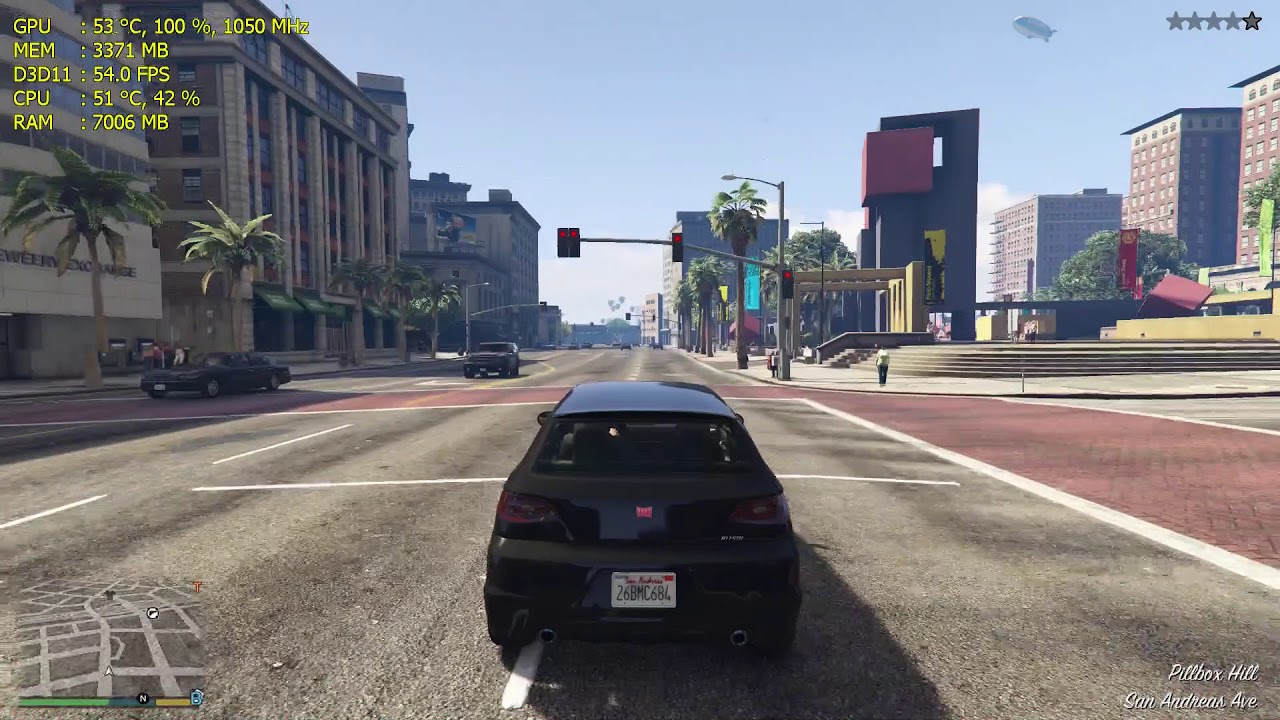 R9 Fury X | GTA V 4K High (Optimum) Settings No AA GAMEPLAY