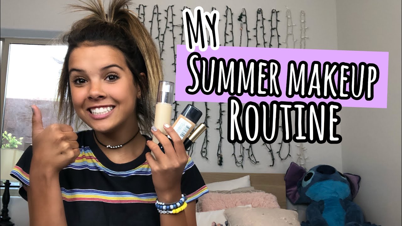 my EASY glowy SUMMER MAKEUP ROUTiNE!