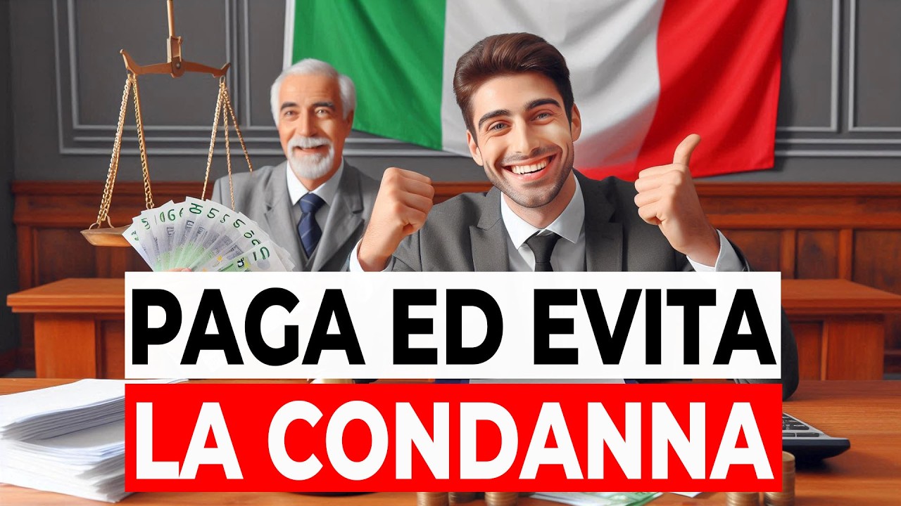 OBLAZIONE PENALE: paga e DIMENTICA il tuo problema penale!🤑