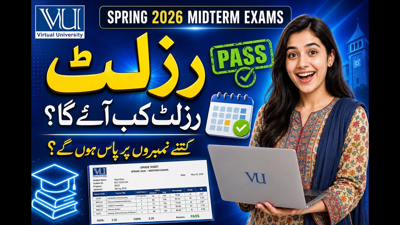 VU Midterm Result Kab Aayega? Pass/Fail Hota Hai Ya Nahi? | Spring 2026 Complete Guide