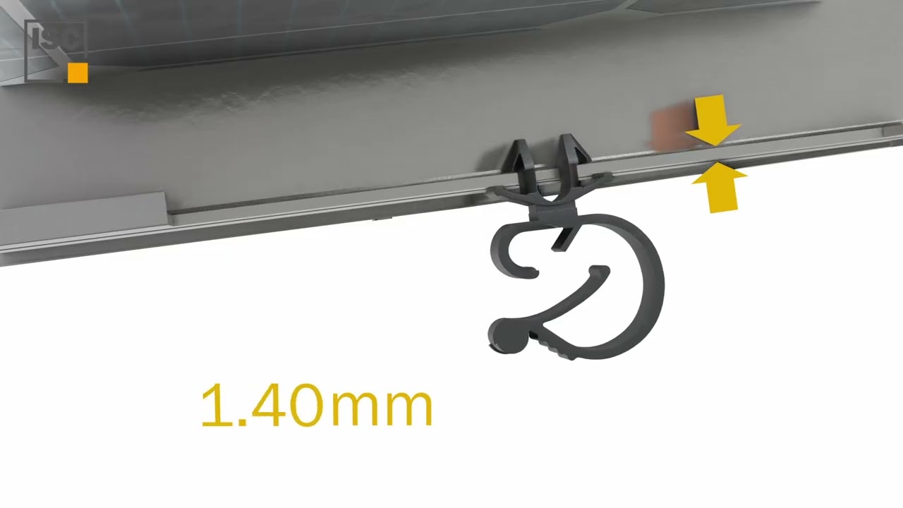 BIDIRECTIONAL CLIP CLAMP FOR OVAL HOLE - SGD