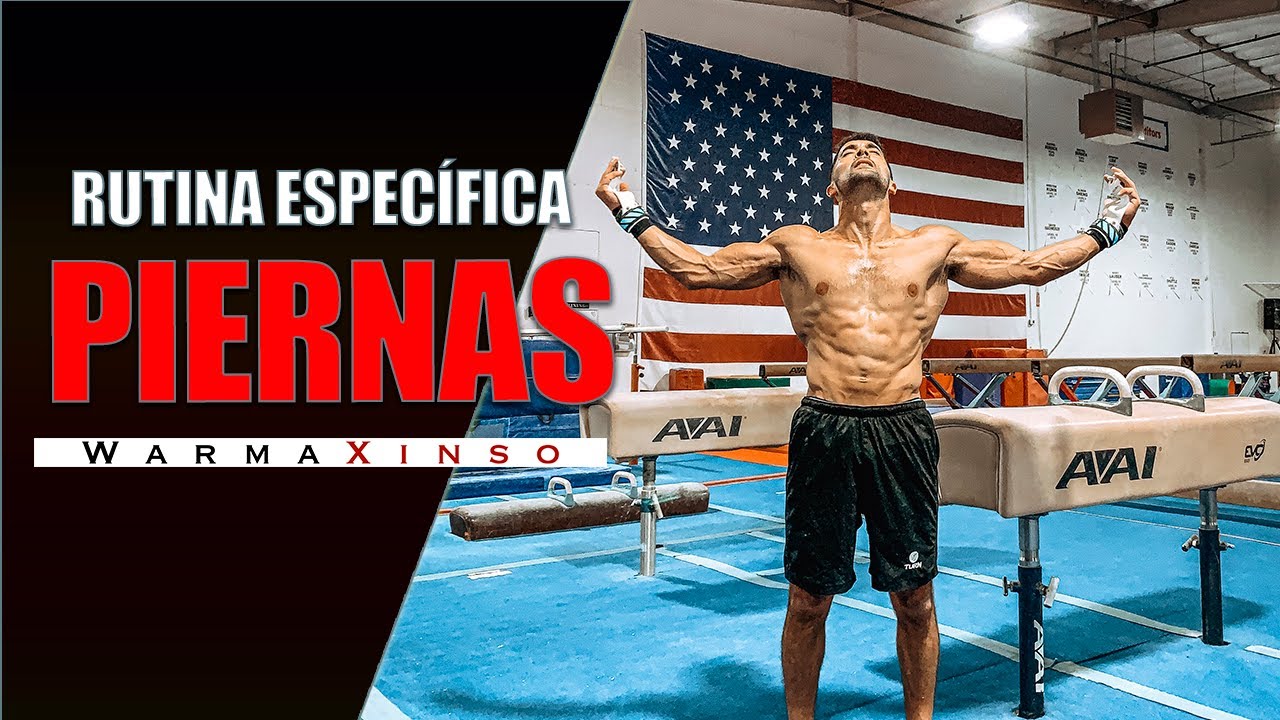 ¿Un gimnasta ENTRENA PIERNAS?🤔¡Practica esta rutina de 5 EJERCICIOS y AUMENTA tu POTENCIA! 🔥