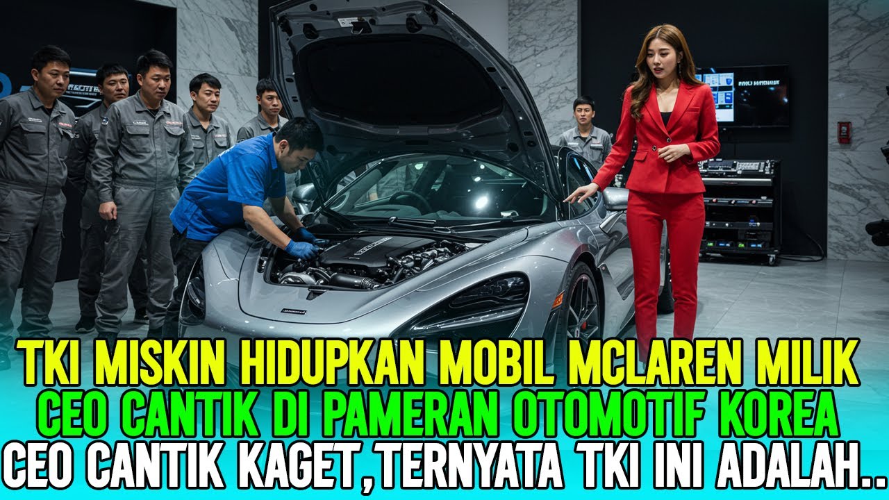 TKI YANG DIREMEHKAN‼️TKI INI HIDUPKAN MOBIL MCLAREN MILIK CEO SAAT SEMUA MEKANIK TOP KOREA MENYERAH