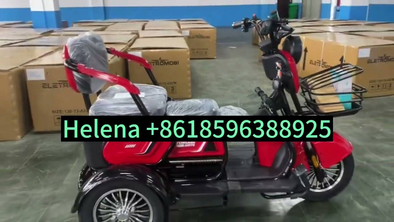 YY Factory Wholesale Electric motor tricycle Y3-XK e tricycle 800w 1000w etrick vacuum tire price CE