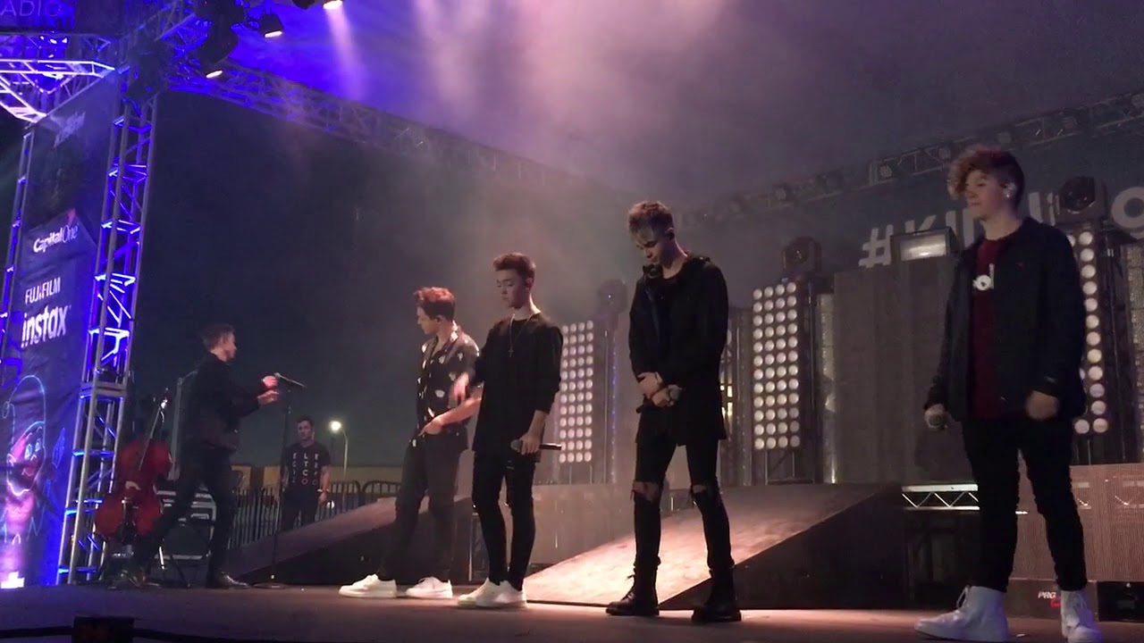 Why Don’t We - Kiss You This Christmas - Jingle Ball Village Los Angeles 12/1/17