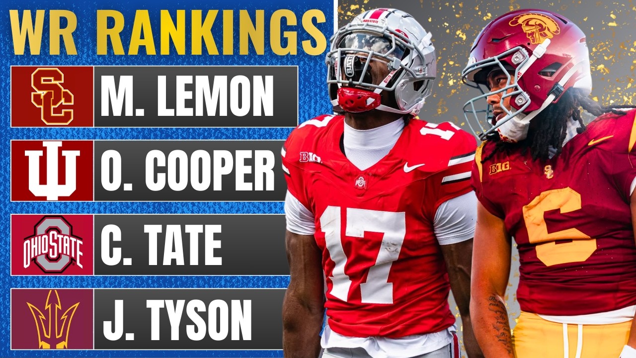 2026 NFL Draft Wide Receiver Rankings | Who is WR1?