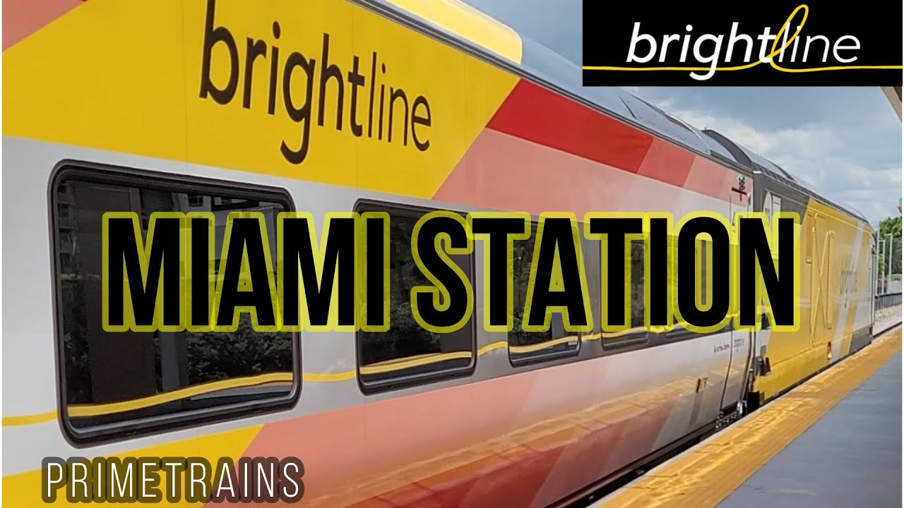 Brightline Train Series - Станция Майами ПОЛНЫЙ ТУР #gobrightline #trains