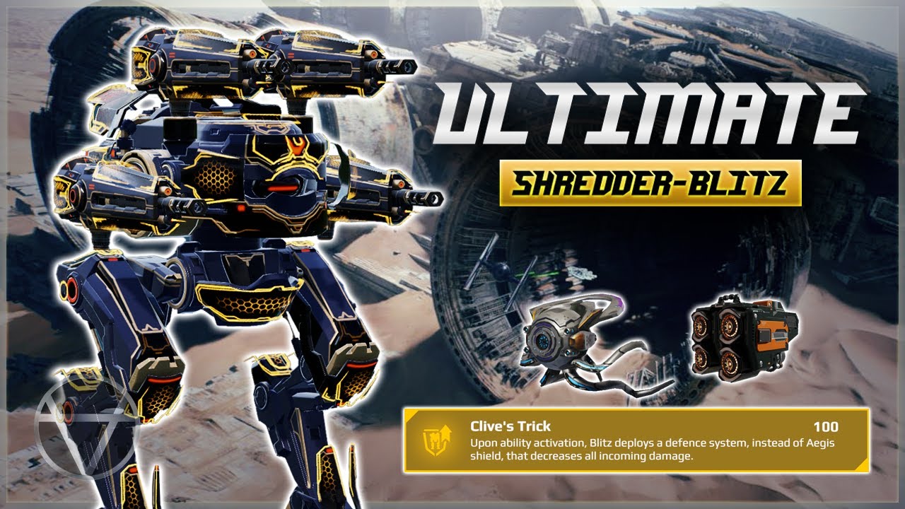 [WR] 🔥 UE Shredder BLITZ In Push Gamemode – Mk3 Gameplay | War Robots