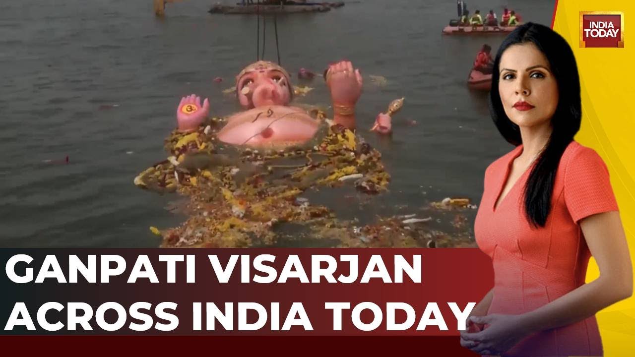 Ganpati Visarjan 2024 Celebration: 10-Day Ganesh Chaturthi Festivities End Today | India Today