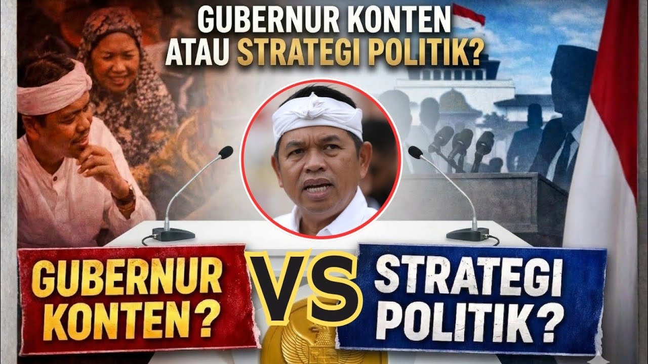 KDM Gubernur #konten atau Strategi #politika 