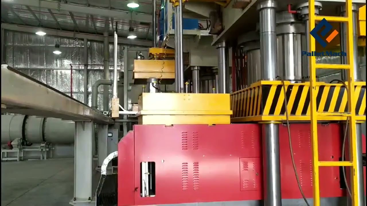 Fully Automatic Compressed Wood Pallet Production Line in Saudi Arabia site