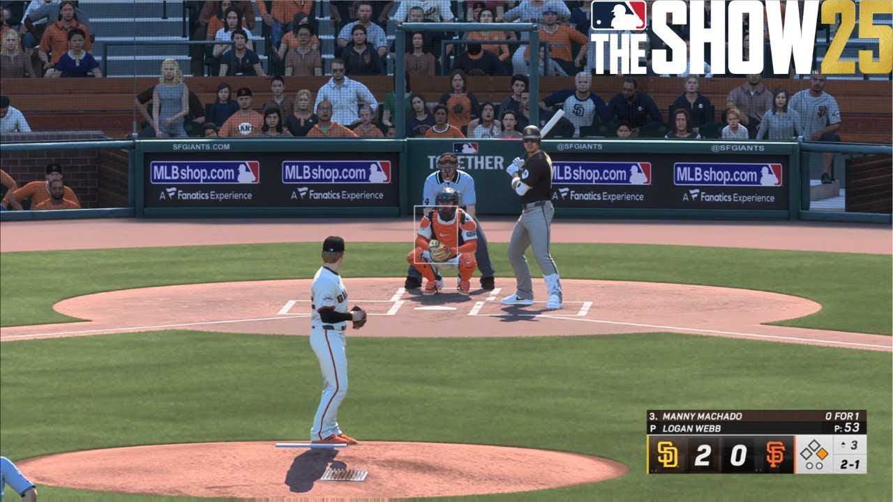 MLB The Show 25 San Francisco Giants vs San Diego Padres| GAMEPLAY - PS5 4K