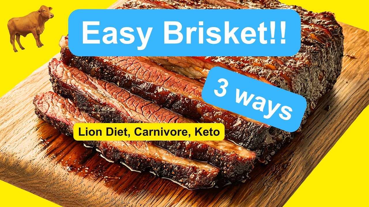 Easy Melt in Your Mouth Brisket for Lion Diet, Carnivore, or Keto