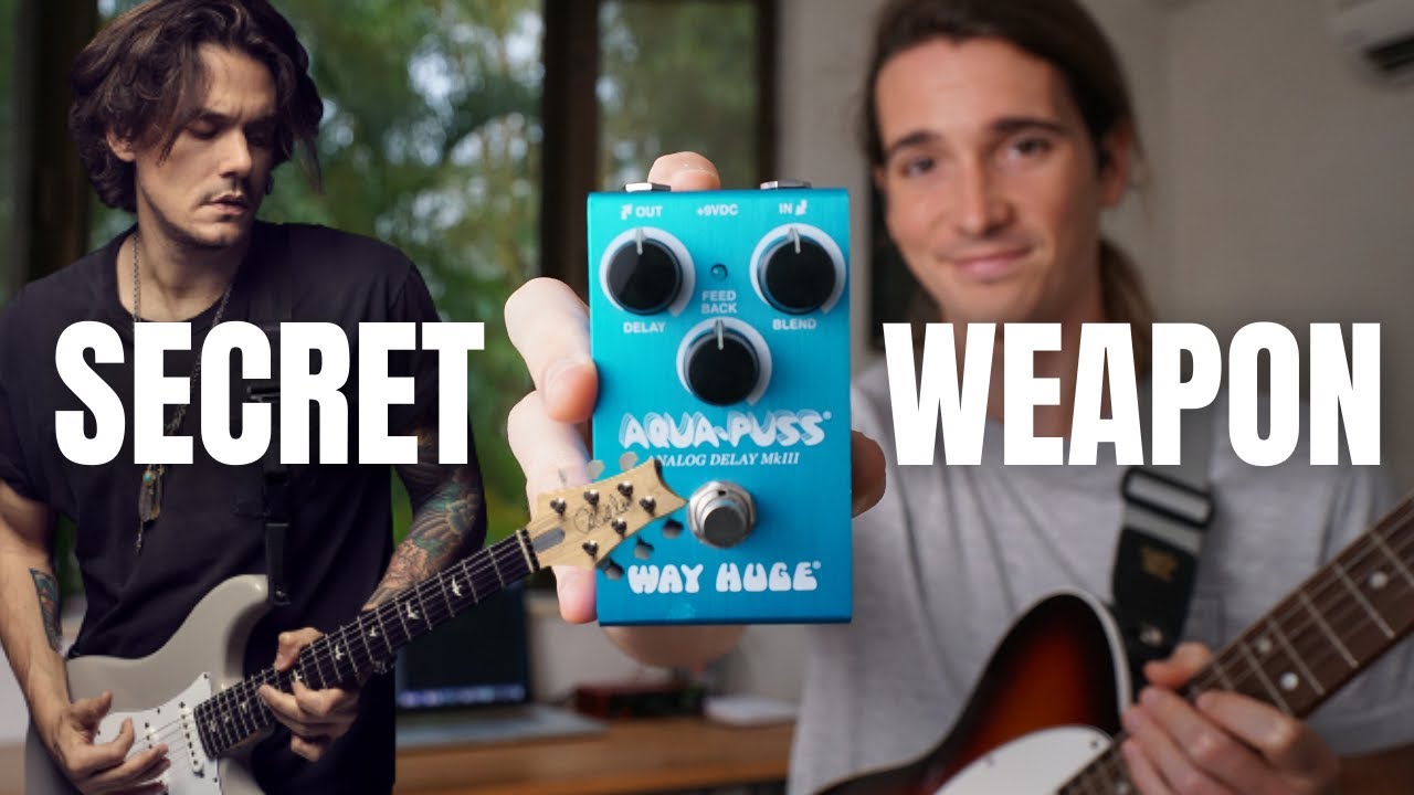 The JOHN MAYER Delay! - Way Huge AQUA PUSS (& How To Use It In Your Rig!) // Pedal Demo & Review