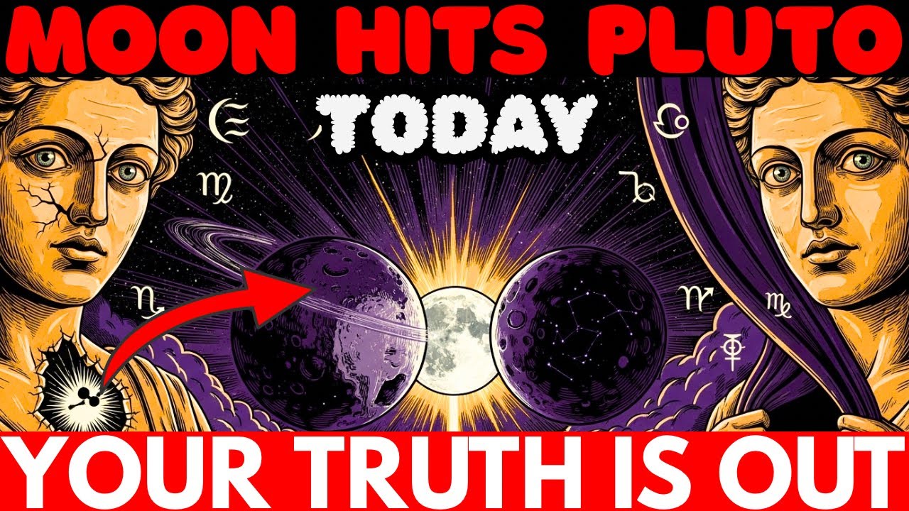The Moon Hits Pluto TODAY — Your Deepest Power & Hidden Truth Is Being Forced to the Surface