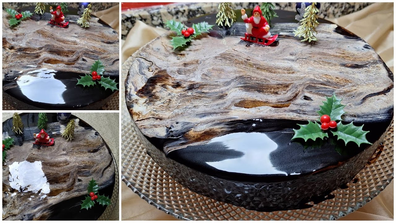 حلوى ملكية بطريقة مبسطة للغاية بطبقة مقرمشة و موس الشوكولاتة الحريرية royal au chocolat-trianon