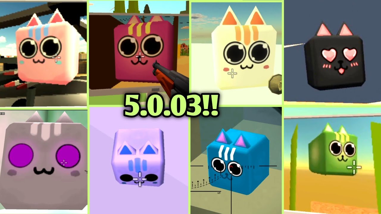 CHICKEN GUN UPDATE V 5.0.03 😍 | ALL CUBE CATS SECRET LOCATIONS