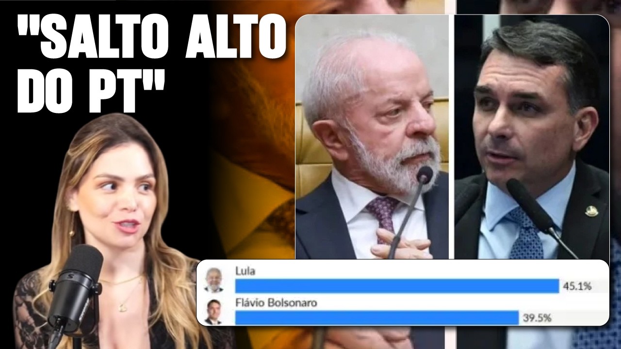 FLÁVIO BOLSONARO EMPATA COM LULA: ANALISAMOS A NOVA PESQUISA ATLAS
