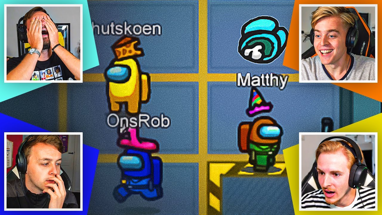 ROBBIE moet kiezen tussen KOEN of MATTHY (Among Us met de Bankzitters)