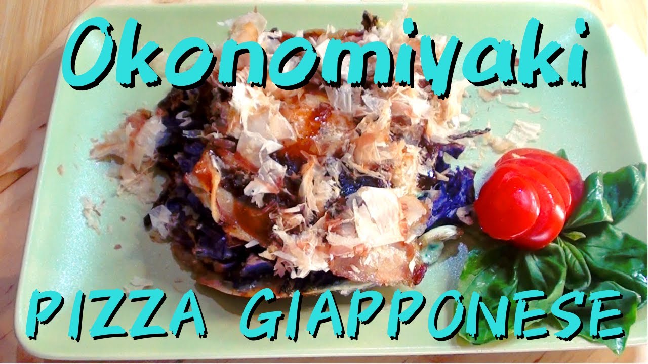 Okonomyiaki Pizza Giapponese cottura facile