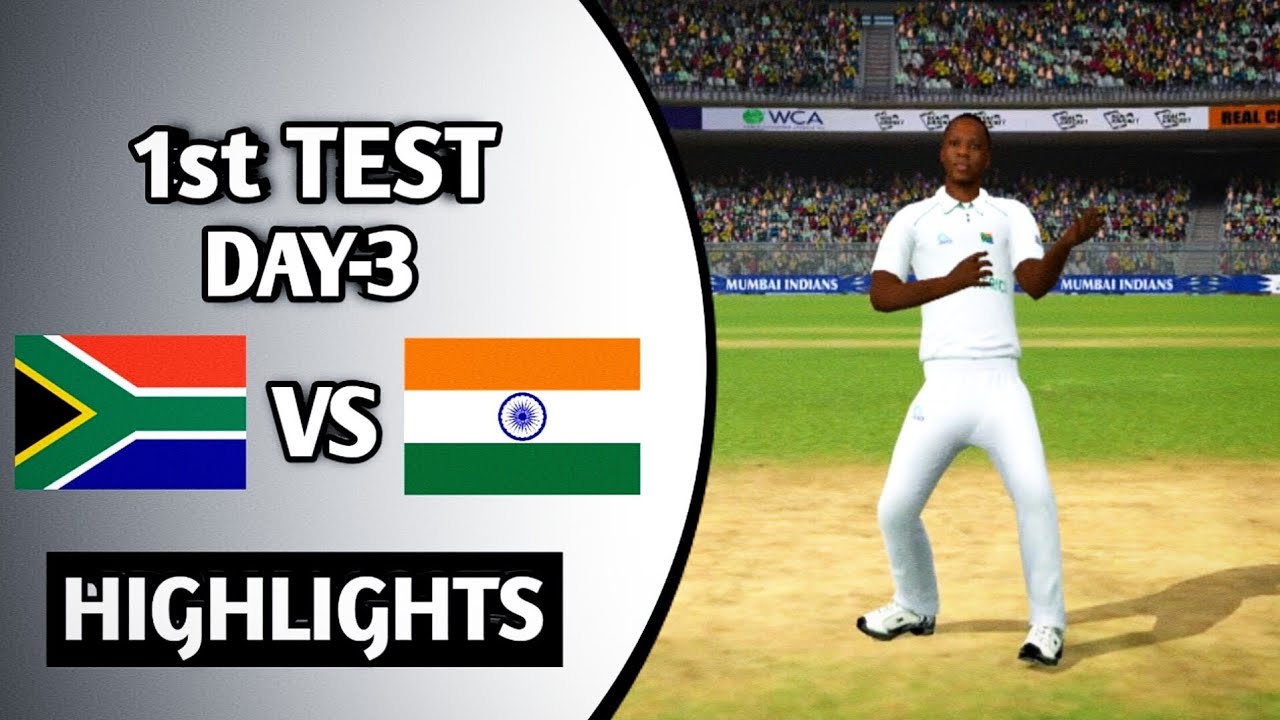INDIA VS SOUTH AFRICA 1ST-TEST | DAY-2 |REAL CRICKET24 | AMG GAMEPLAY 