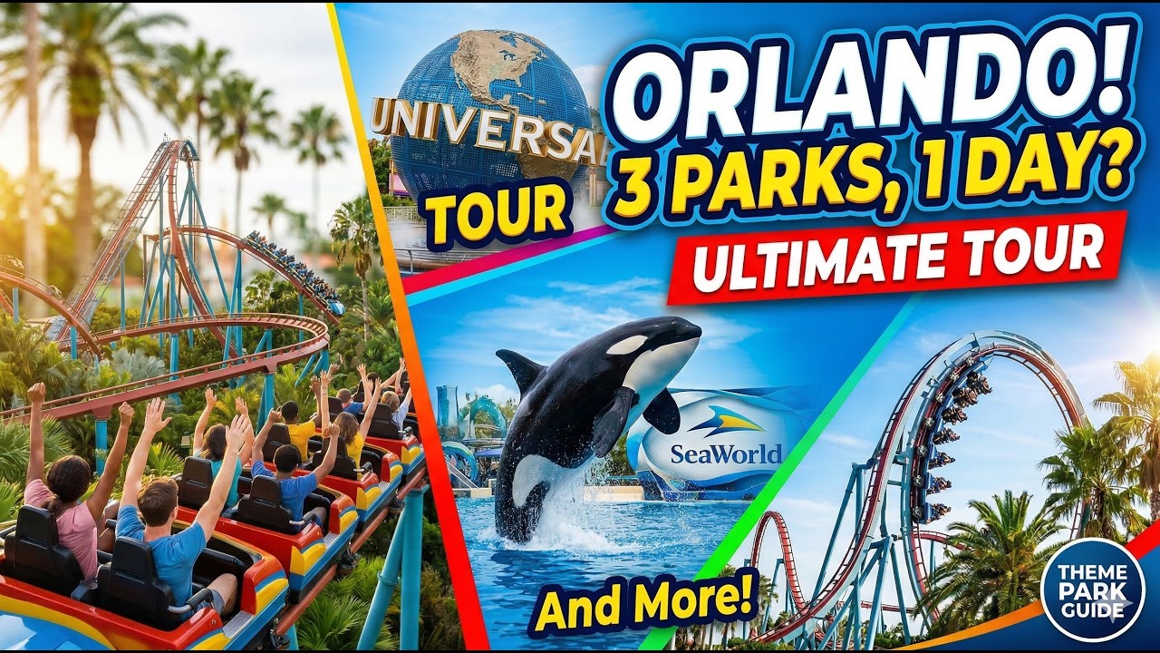 Orlando Theme Park Tour: Universal Studios, SeaWorld & More!