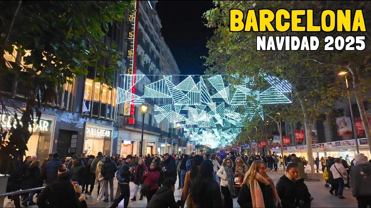 BARCELONA NAVIDAD 2025 🎅✨ Luces Navideñas del BARRIO GÓTICO y sus Rincones Más Mágicos