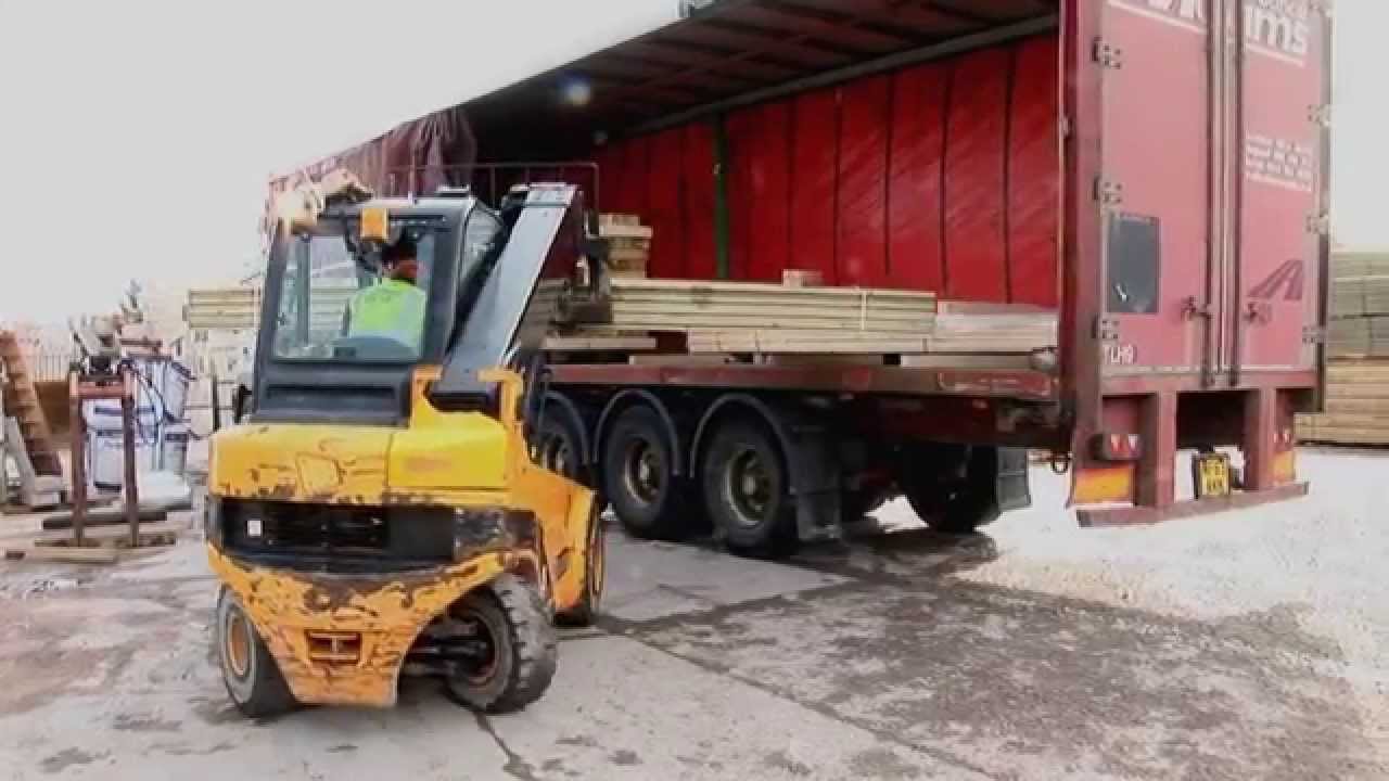 JCB Teletruk at JW Grant Builder Merchants