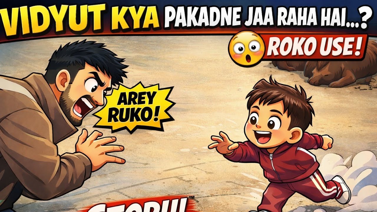 👉 vidyut kya pakadne jaa rahe hai 😯#viral #dailyvlog#vlogging  #support #contentcraetor #house#daliy
