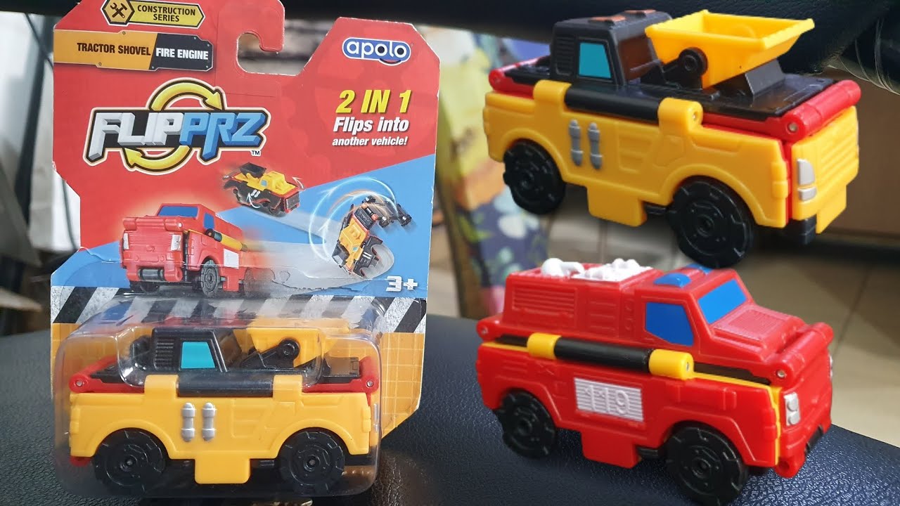 Mainan Apolo Flip PRZ Tractor Shovel or Fire Engine