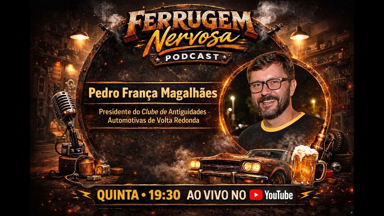 PEDRO FRANÇA MAGALHÃES - PRESIDENTE DO CLUBE DE ANTIGUIDADES -  FERRUGEM NEVOSA #004