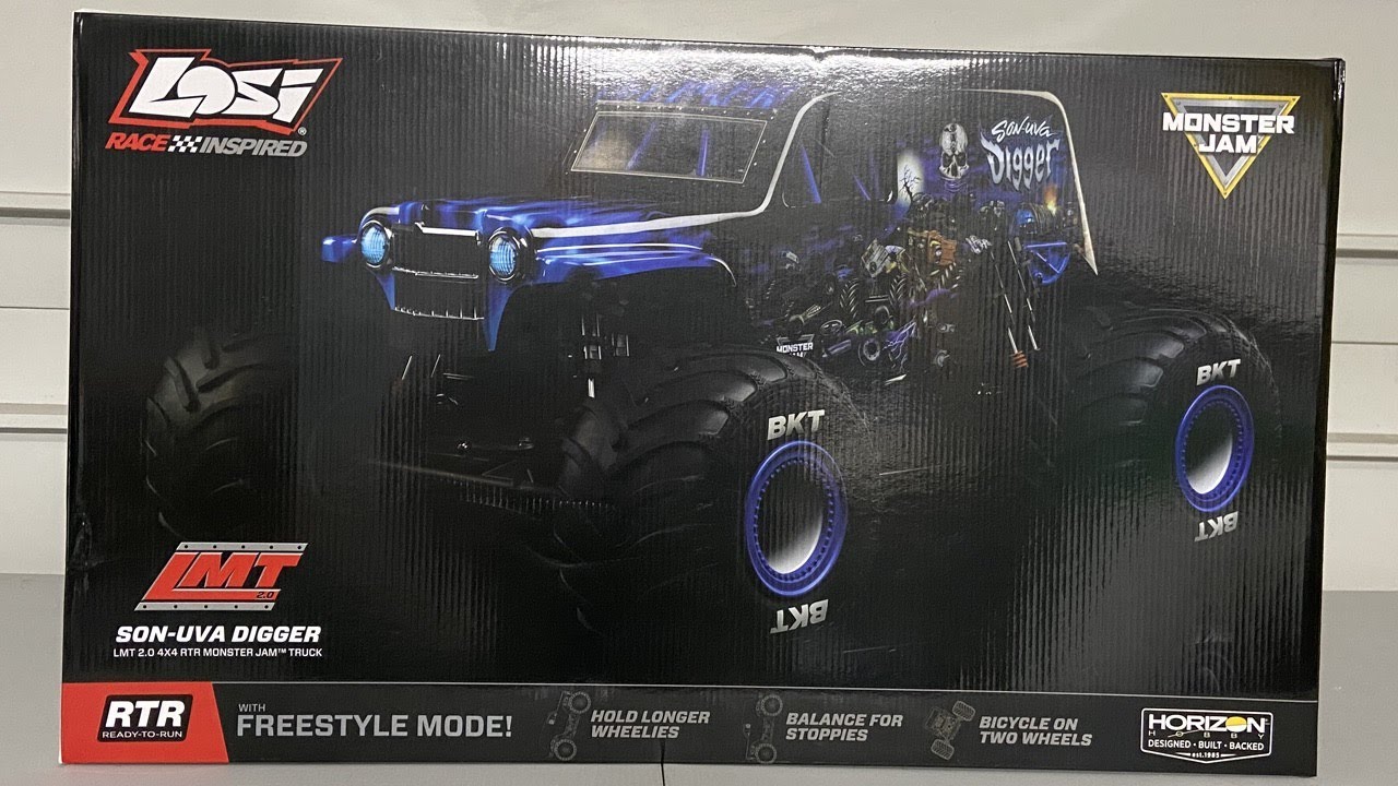 Losi LMT 2.0 SON UVA DIGGGER Распаковка