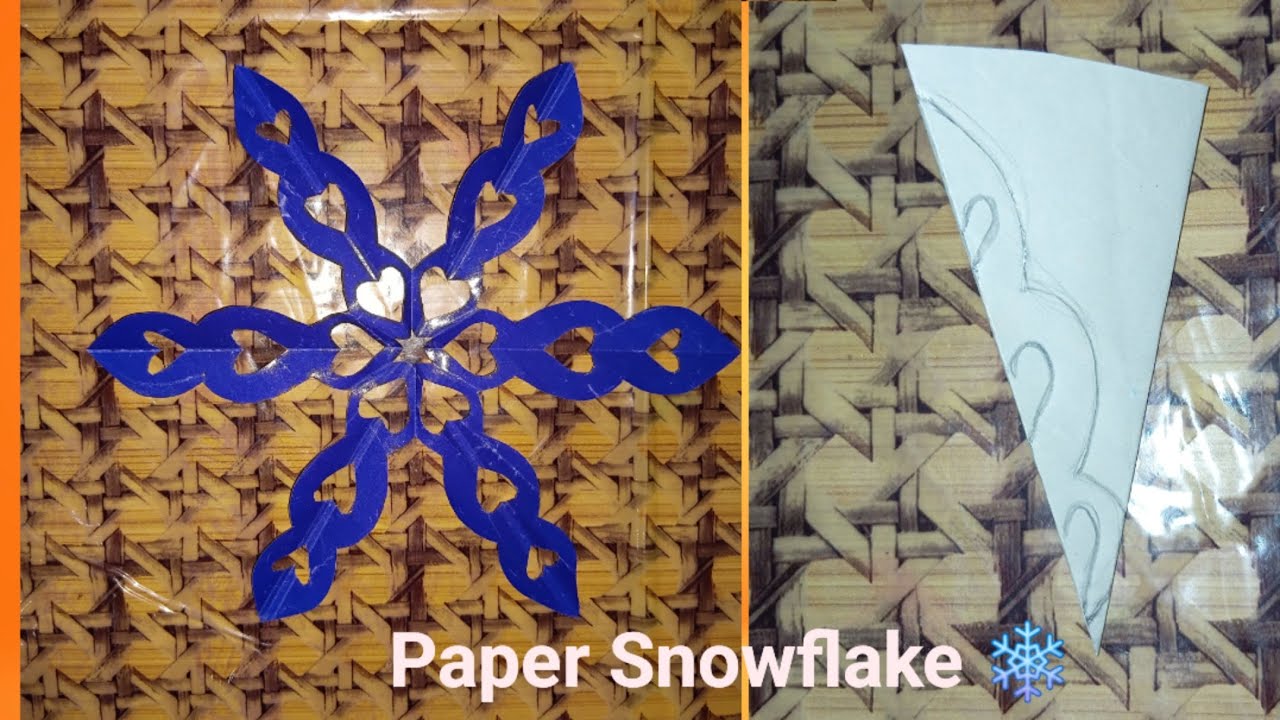 #DIY Paper Easy Beautiful Snowflake ❄️  Very Easy to paper Snowflake ❄️ || Step By Step craft || 