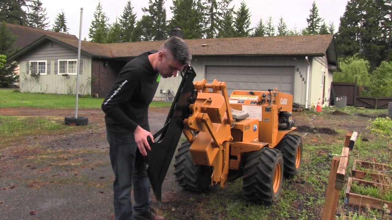 Installing conduit for fiber to your home with a Vibratory Plow